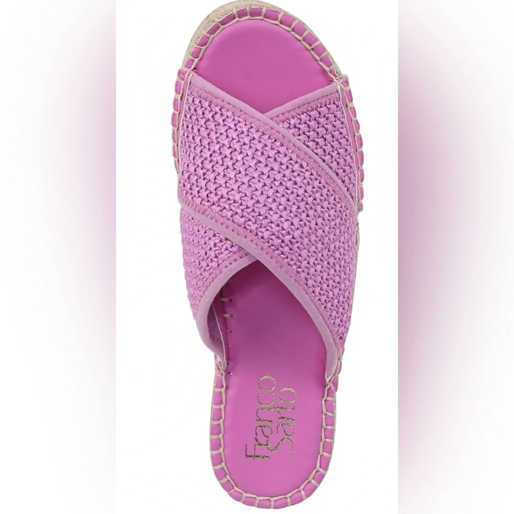 NWOB Franco Sarto Women's Pacifica Espadrille Wedge Sandal